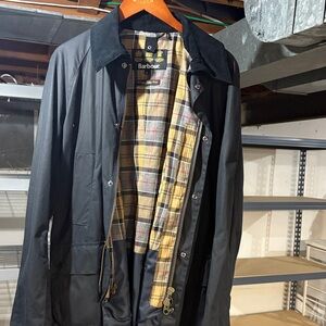 Barbour Black Raincoat for Men